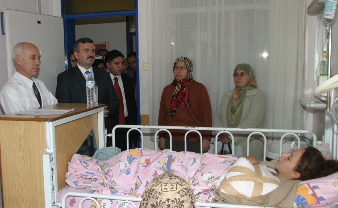 Yaralı Öğrencilere Ziyaret