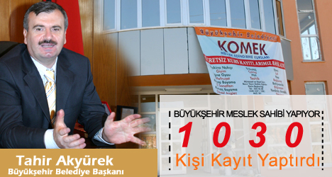 KOMEK'e Büyük İlgi