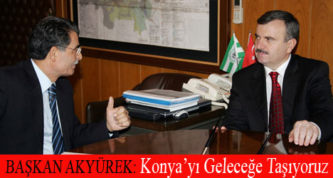 Sami Güçlü Başkan Akyürek'i Ziyaret Etti