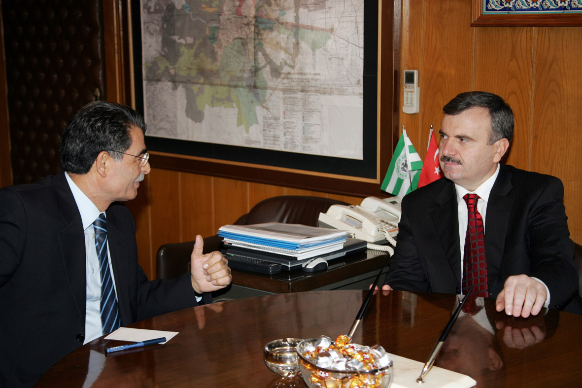 Sami Güçlü Başkan Akyürek'i Ziyaret Etti