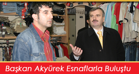 Başkan Akyürek Esnaflarla Buluştu