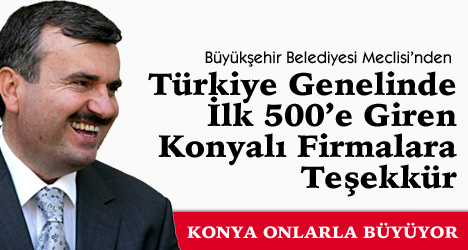 ilk 500 Firma Arasına Giren 6 Firmaya Teşekkür