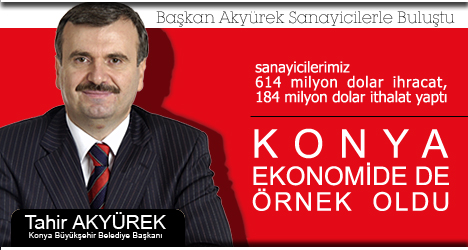 Konya Ekonomide de Örnek