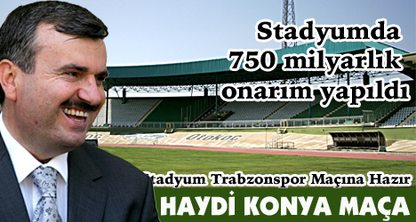 Büyükşehir Atatürk Stadyumu'nu Yeniledi