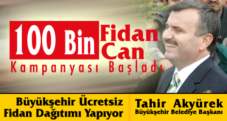 Park-Bahçeler 100 Bin Fidan Dağıtıyor