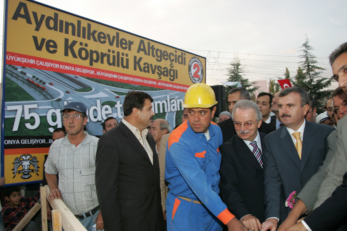 Aydınlıkevler Altgeçidi'nin Temeli Atıldı