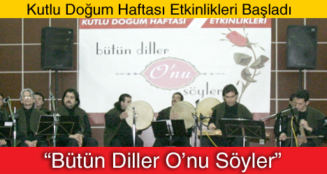 Kutlu Doğum Haftası Etkinlikleri Başladı
