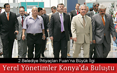 2. Konya Belediye İhtiyaçları Fuarı Açıldı