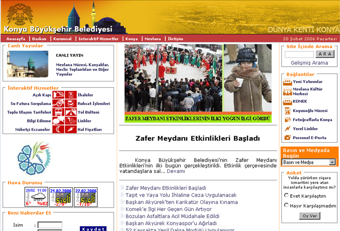 Büyükşehir'in Resmi Web Sayfası Yenileniyor