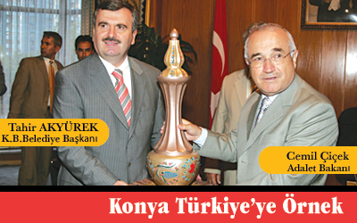 Bakan Çiçek Büyükşehir Belediyesi'ni Ziyaret Etti