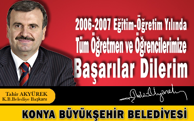 Tahir AKYÜREK : Yeni Eğitim-Öğretim Yılı Hayırlı Olsun