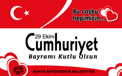 29 Ekim'de Konya'da Onbinlerce Bayrak Dalgalanacak