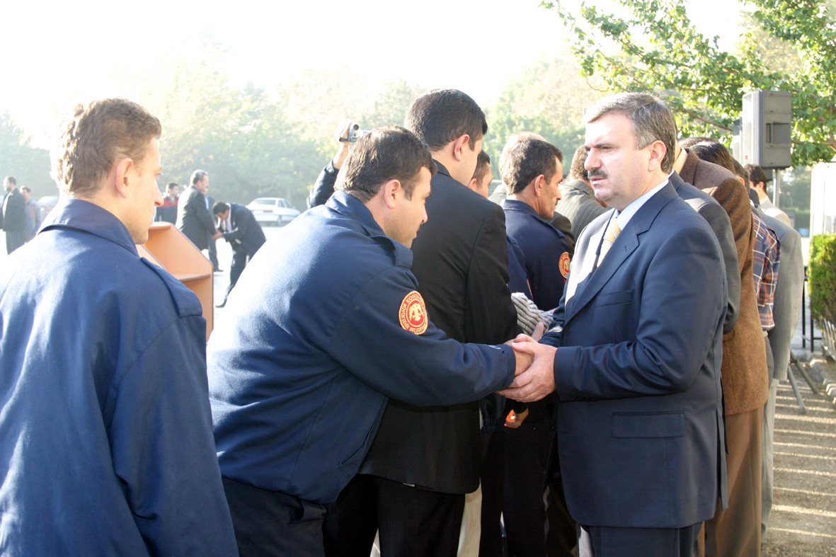 Başkan Akyürek Belediye Personeli İle Bayramlaştı