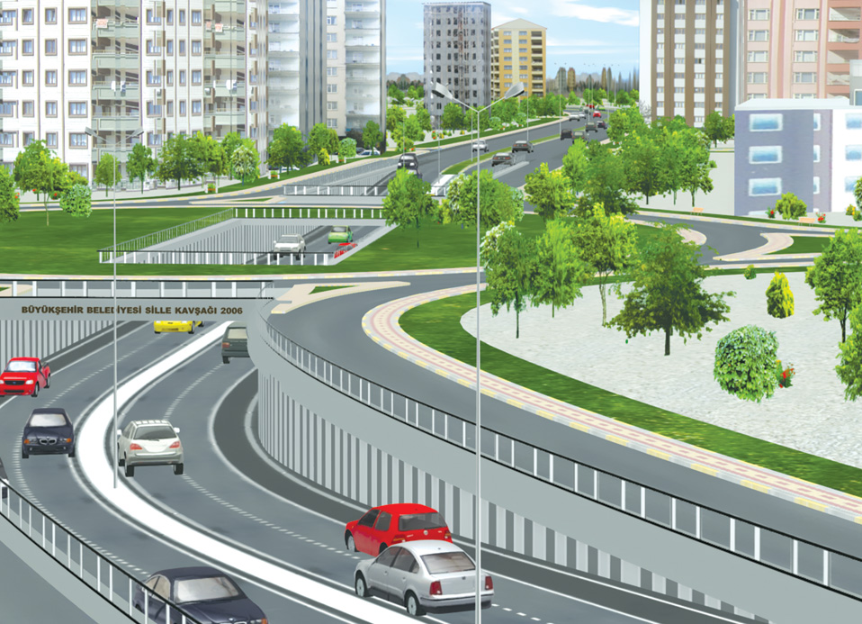 Sille Caddesi Köprülü Kavşağı Temel Atma Töreni