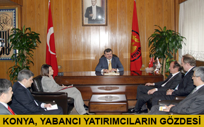 İtalyan Büyükelçi Konya'da Yatırım Alanlarını İnceledi