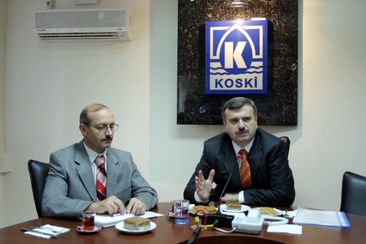Başkan Akyürek, KOSKİ Yöneticileri İle Bir Araya Geldi