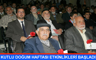 Kutlu Doğum Haftası Etkinlikleri Başladı