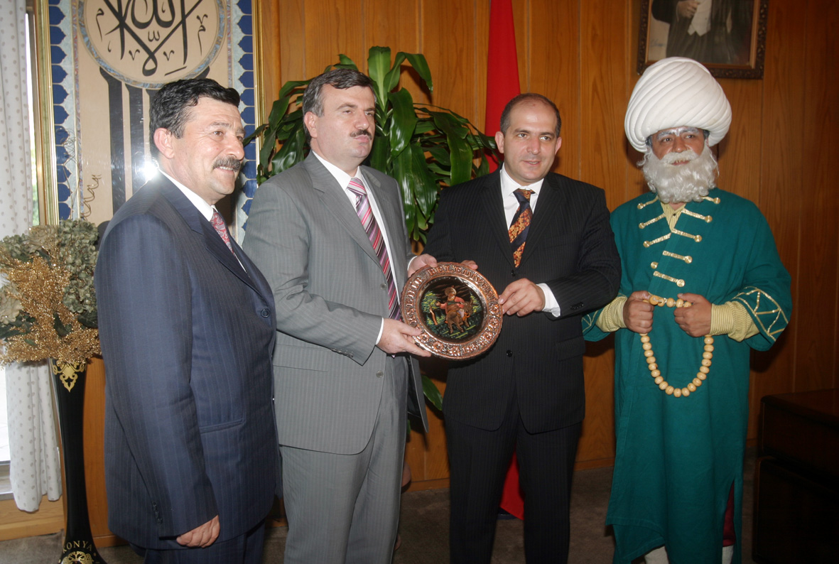 Temsili Nasreddin Hoca Başkan Akyürek'i Ziyaret Etti