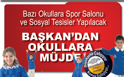 Başkan Akyürek'ten Okullara Spor Sahası Ve