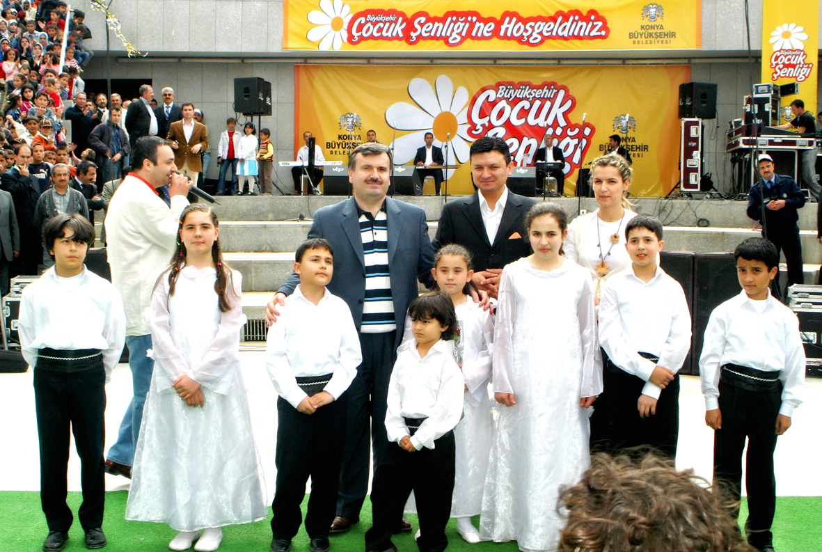 Konyalı Çocuklar Şenlikte Buluştu