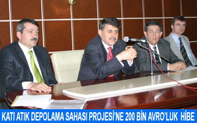 Katı Atık Depolama Sahası Projesi'ne AB'den 200 Bin Avro'luk Hibe