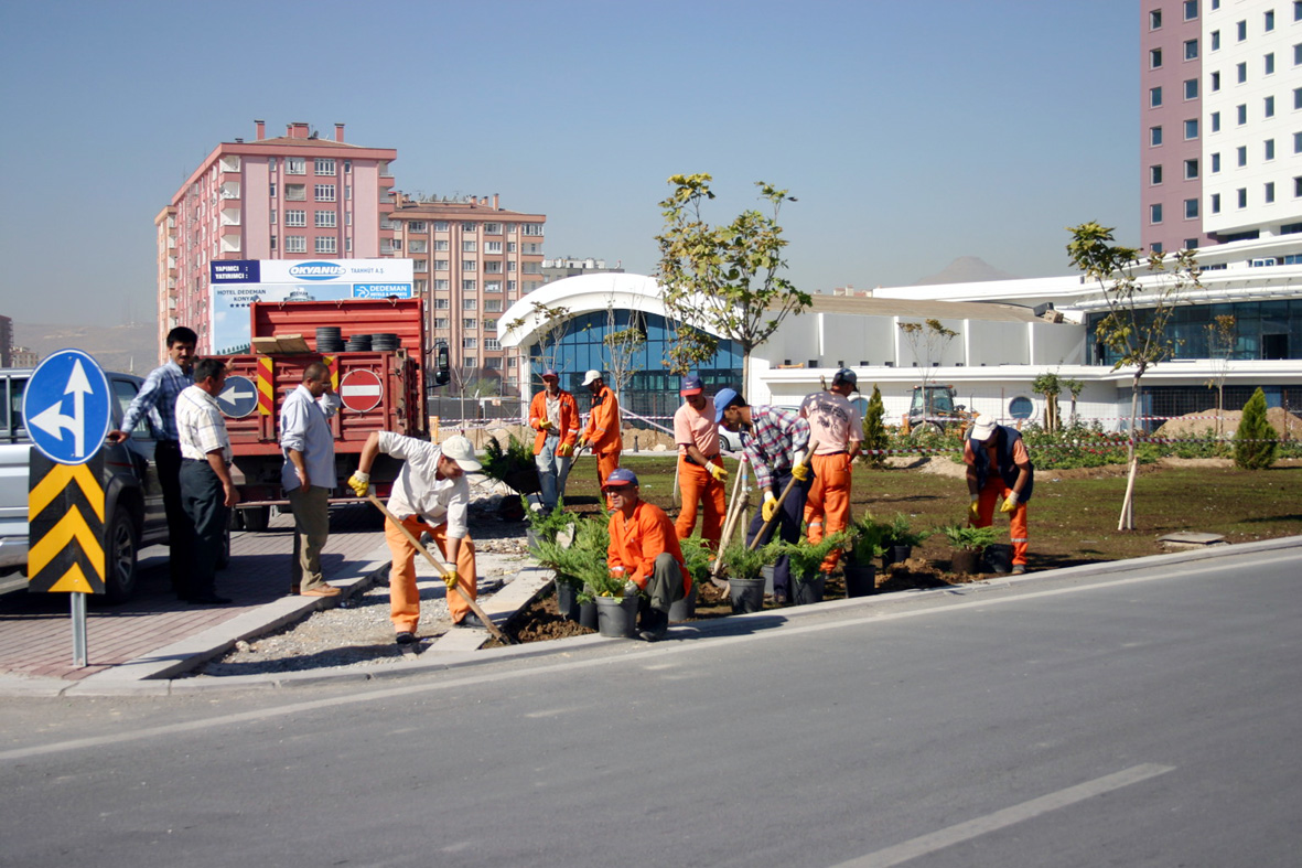 Sille Kavşağı'nda Çevre Düzenlemesi