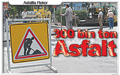 Asfaltta Rekor: Büyükşehir'in 2006 Hedefi 300 Bin Ton