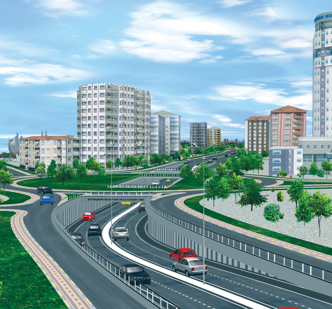 Sille Caddesi Köprülü Kavşağı'nın Yer Teslimi Yapıldı