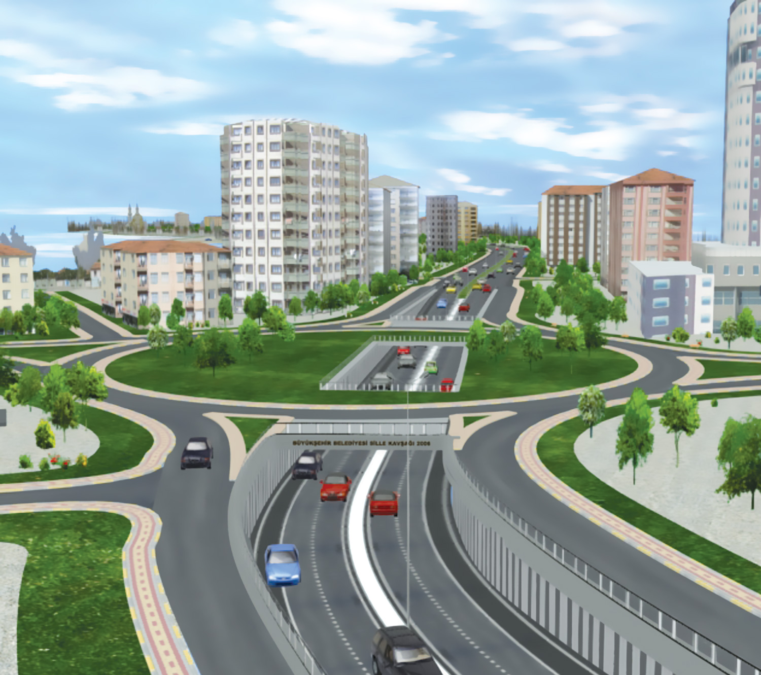 Sille Caddesi Köprülü Kavşağı'nın Yer Teslimi Yapıldı