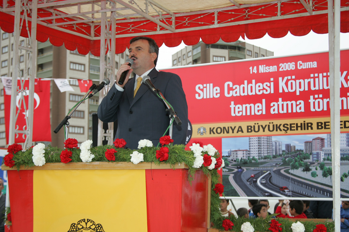 Sille Caddesi Köprülü Kavşağı'nın Temeli Atıldı