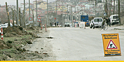 Tıp Fakültesi Önünde Örnek Bir Cadde Oluşuyor