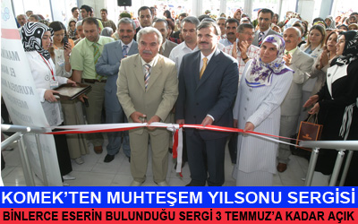 KOMEK''in Muhteşem Yılsonu Sergisi Açıldı