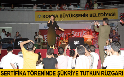 KOMEK Sertifika Töreni ve Şükriye Tutkun Konseri