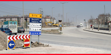 Sille Caddesi Altgeçit İnşaatı Nedeniyle Alternatif Güzergahlar Belirlendi