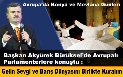 Brüksel'den Tüm Dünyaya Sevgi ve Barış Mesajı