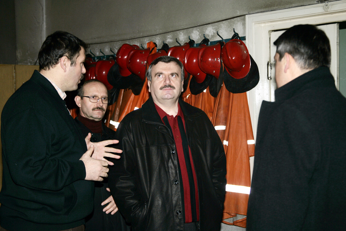 Başkan Akyürek İtfaiye Grubu'nu Denetledi