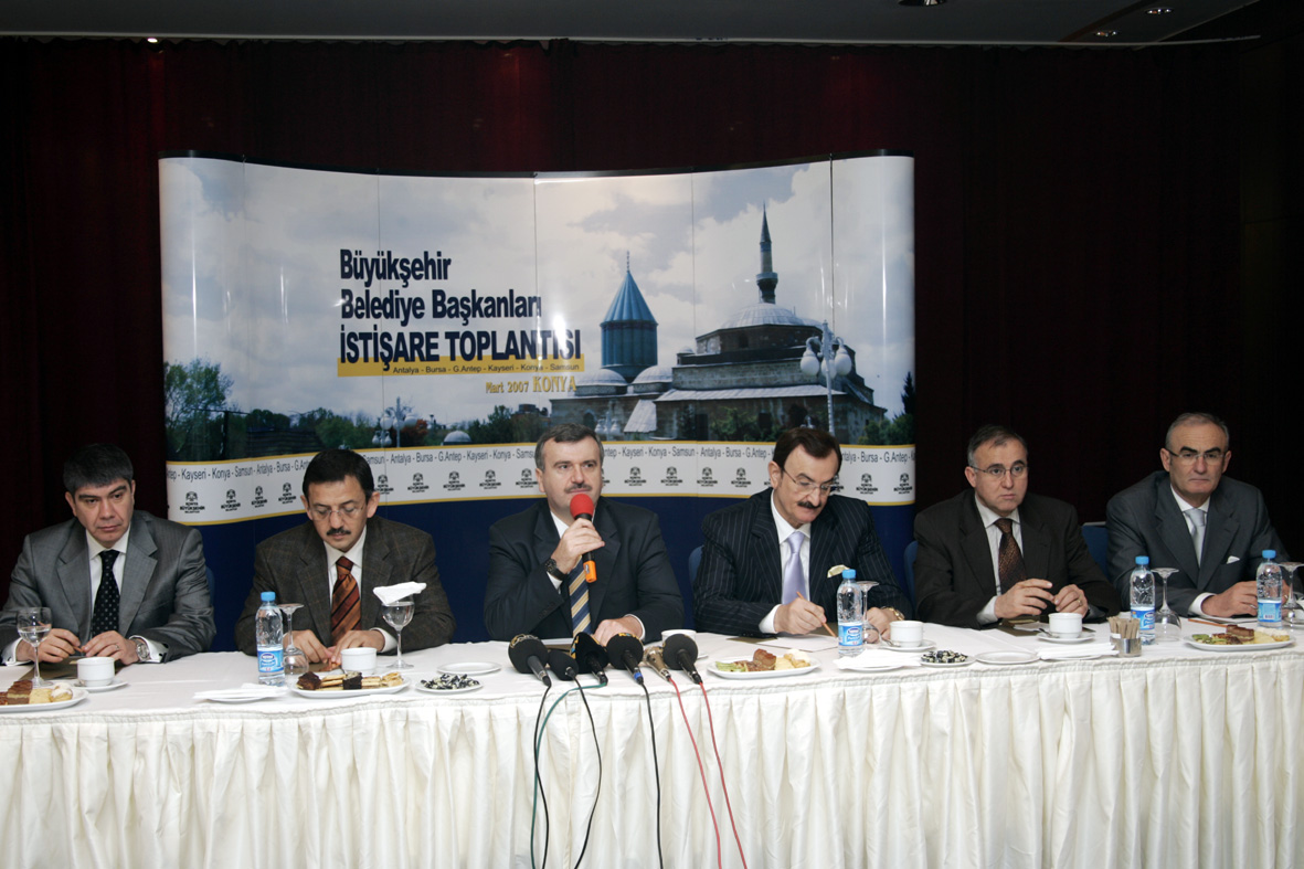 Büyükşehir Belediye Başkanları İstişare Toplantısı Konya'da