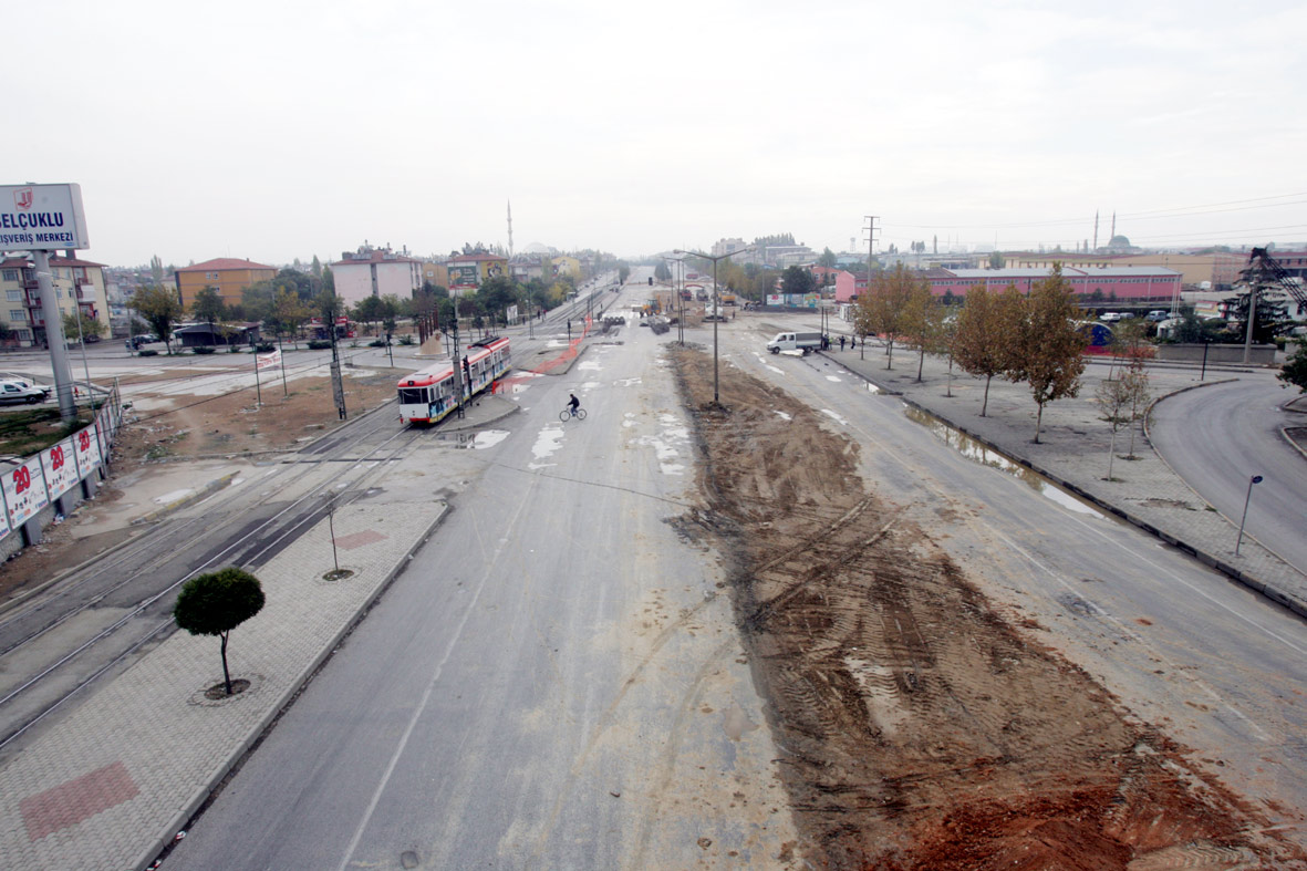 Selçuklu ve Otogar Kavşaklarının Yapım Çalışmaları