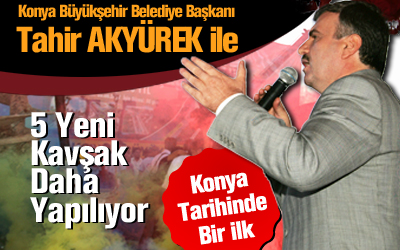 5 Köprülü Kavşağın Temeli Aynı Anda Atıldı