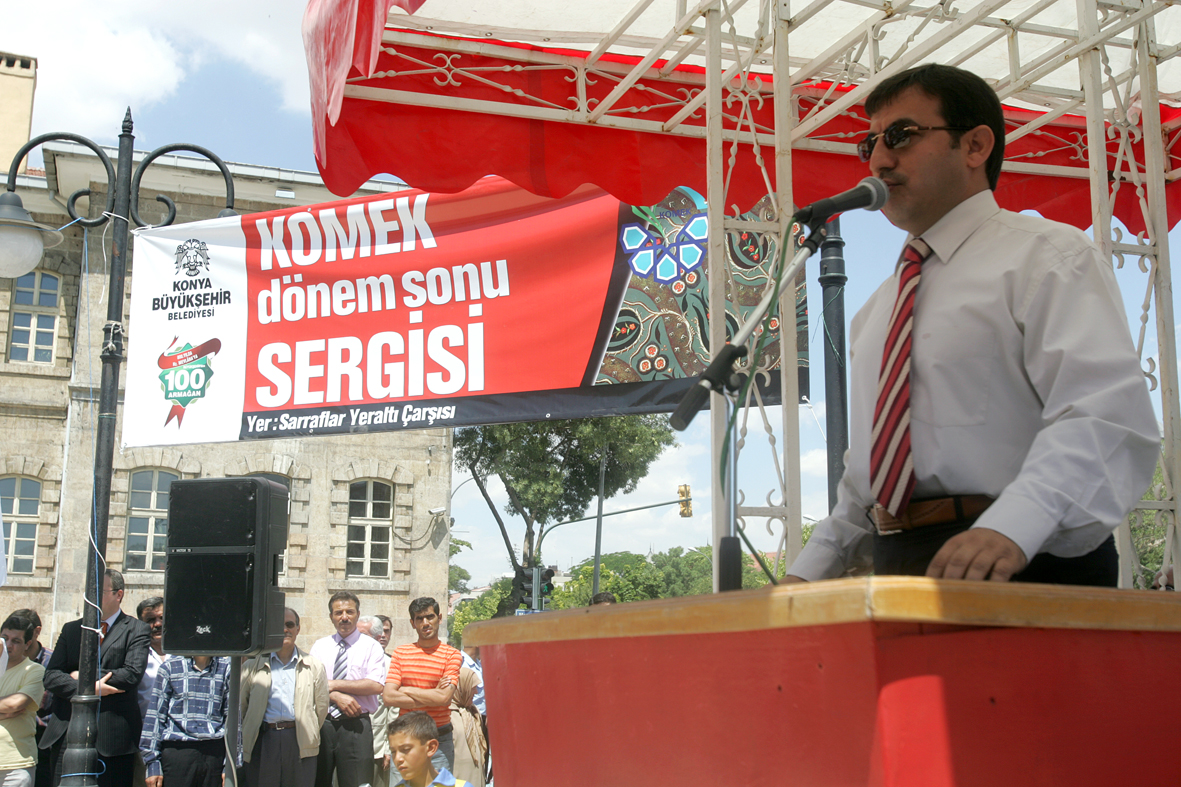 Komek Dönem Sonu Sergisi Açıldı