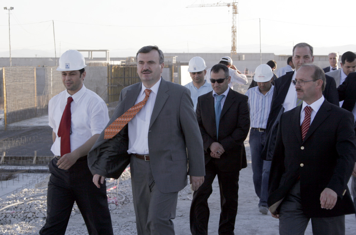 Başkan Akyürek Atıksu Arıtma Tesisi İnşaatını İnceledi