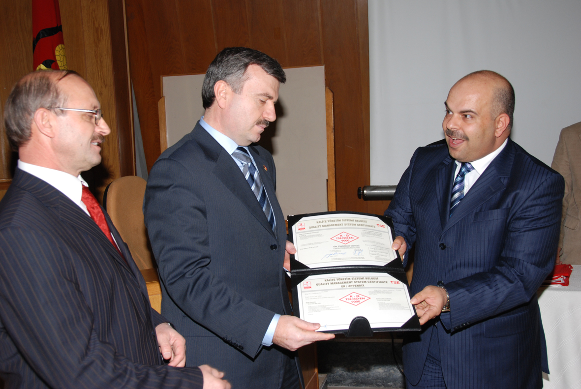 KOSKİ TSE ISO 9001 Belgesi Aldı