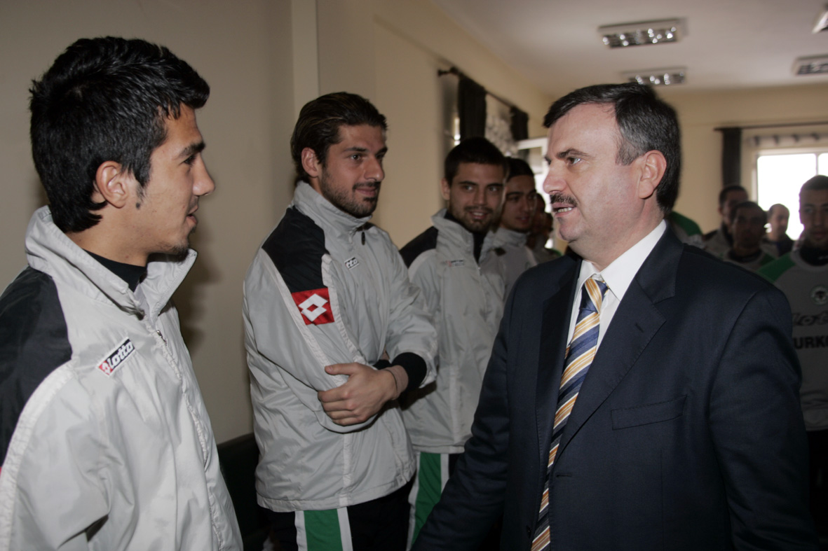 Başkan Akyürek Konyasporlu Futbolcularla Buluştu