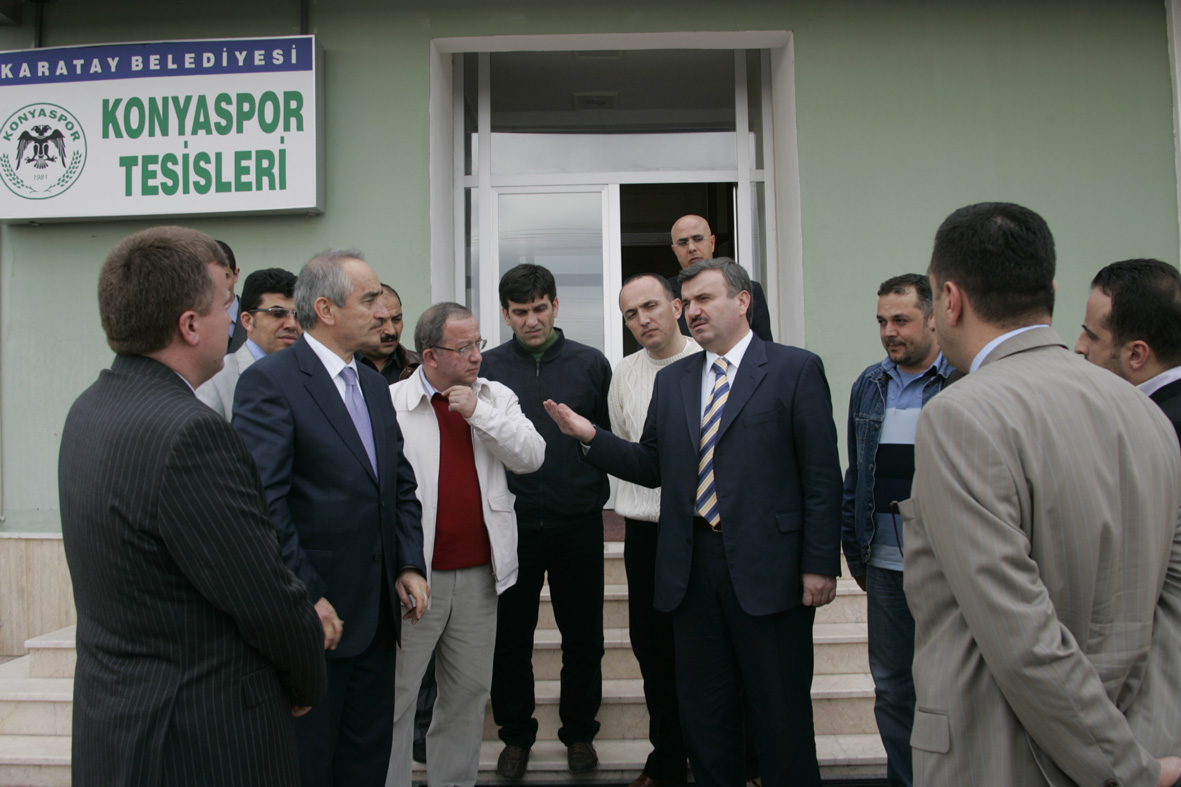 Başkan Akyürek Konyasporlu Futbolcularla Buluştu