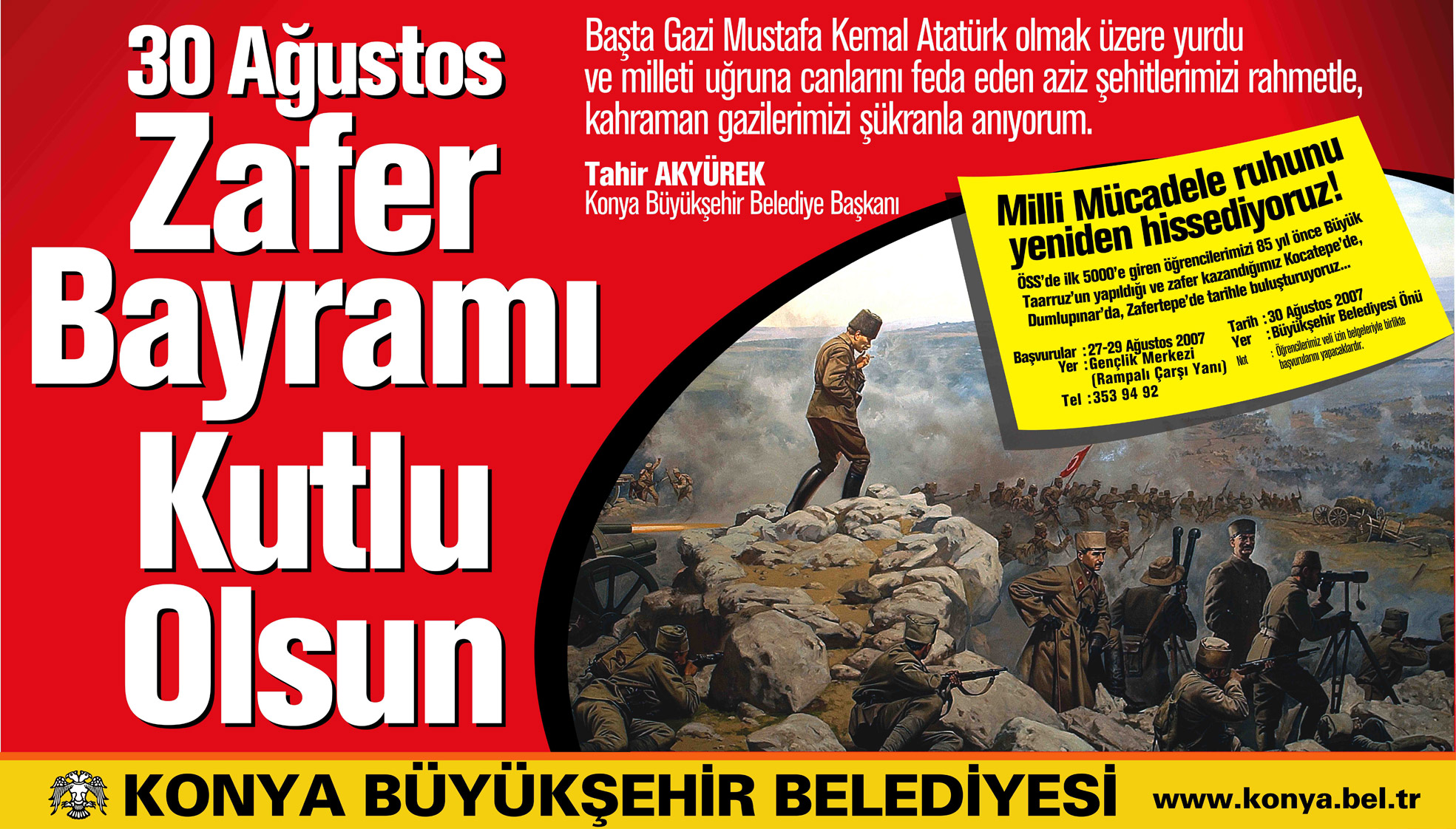 Başarılı Öğrenciler 30 Ağustos'ta Büyük Taarruz Gezisinde