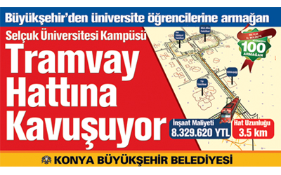 Kampus Tramvay Hattına Kavuşuyor