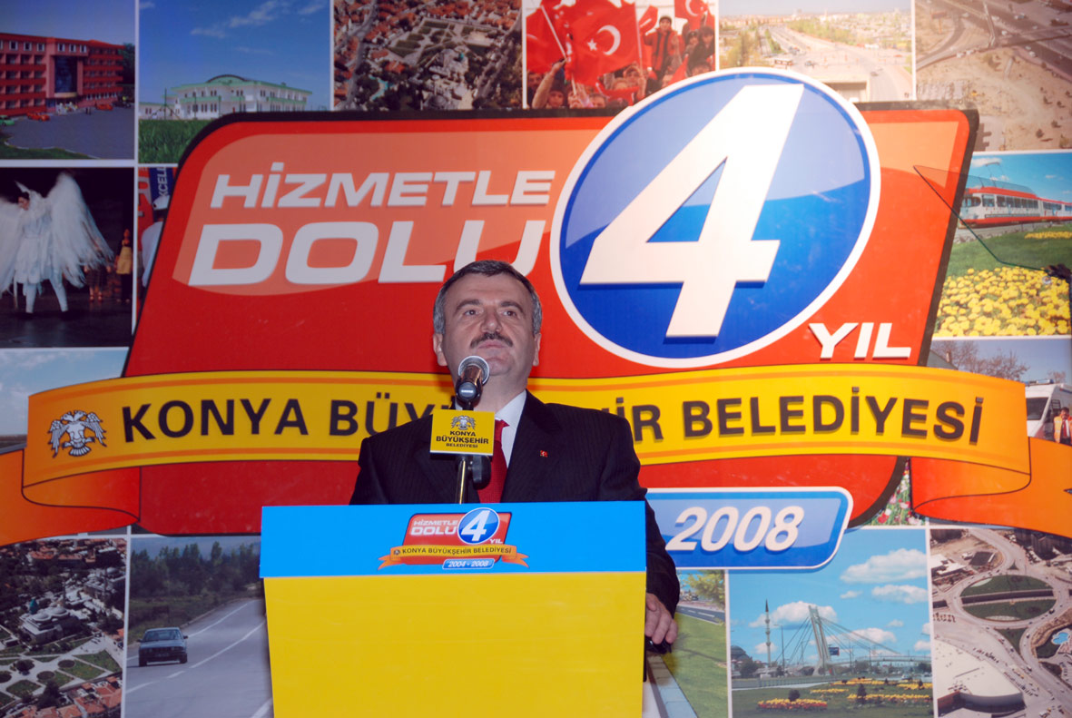 Başkan Akyürek: Konya''da Tüm Hizmetler Sevgiyle Yapılıyor