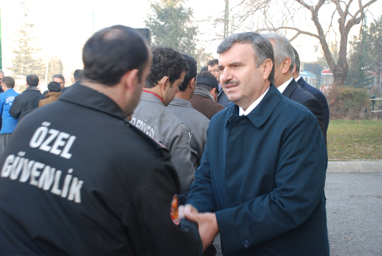 Başkan Akyürek Belediye Çalışanları İle Bayramlaştı