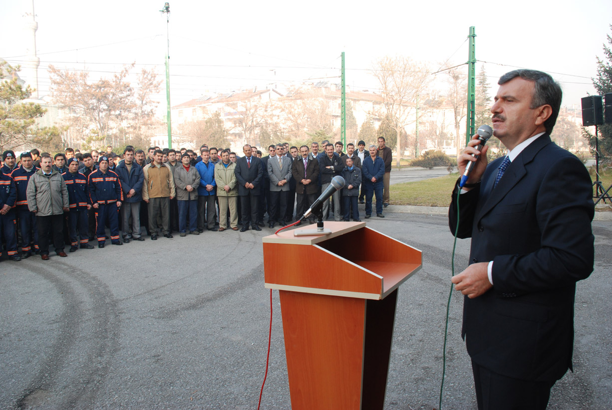 Başkan Akyürek Belediye Çalışanları İle Bayramlaştı