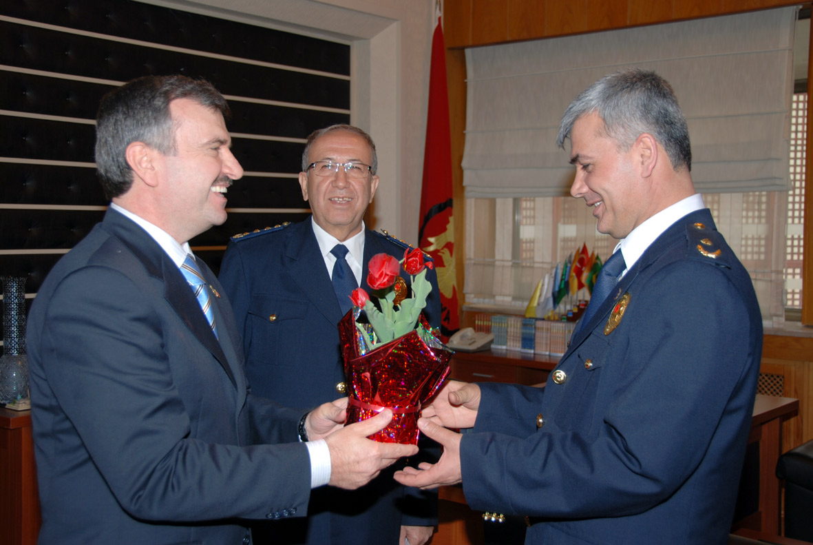 İl Emniyet Teşkilatı Başkan Akyürek'i Ziyaret Etti